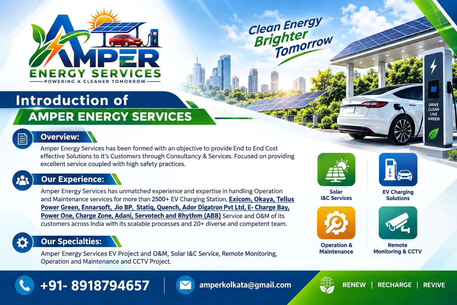 Amper Energy team at work
