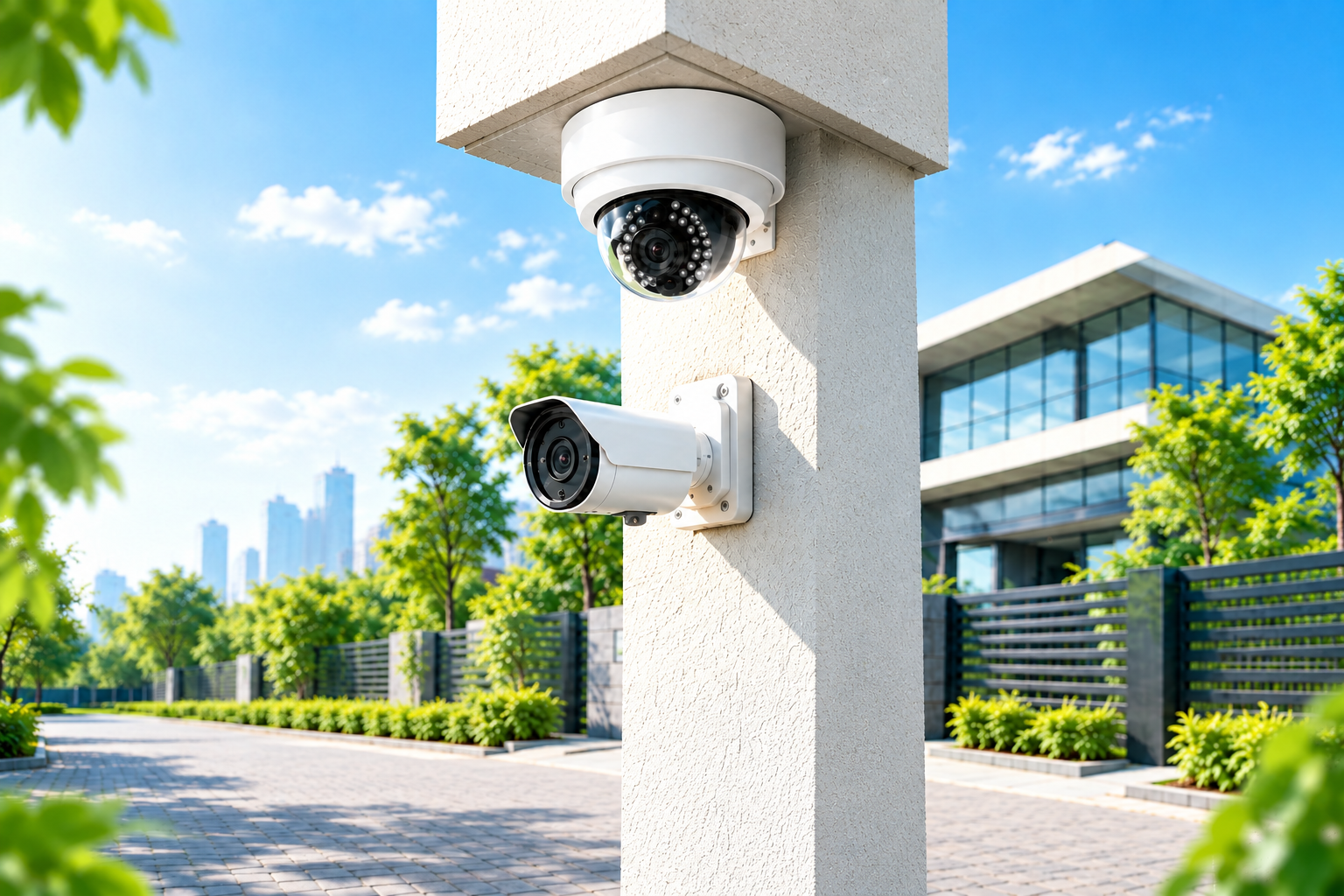 Amper Energy CCTV security surveillance solution — 24/7 monitoring with remote access